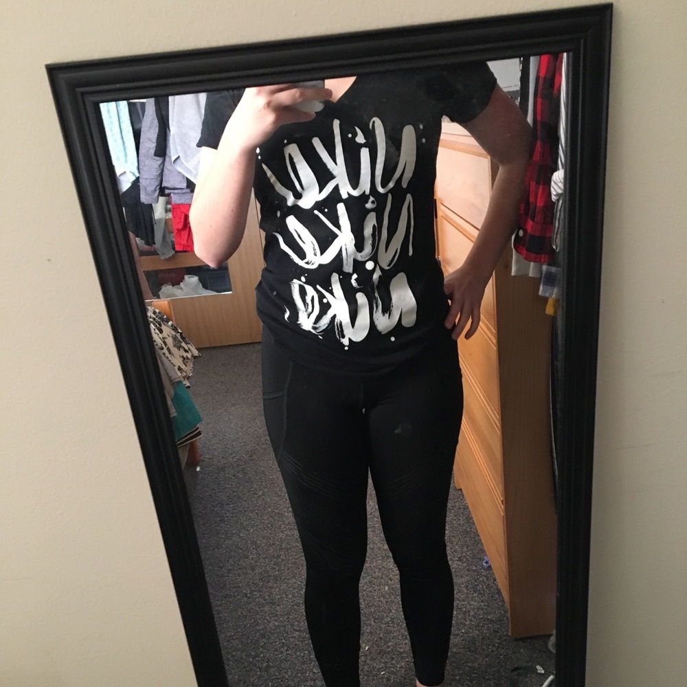 V-neck athletic shirt.